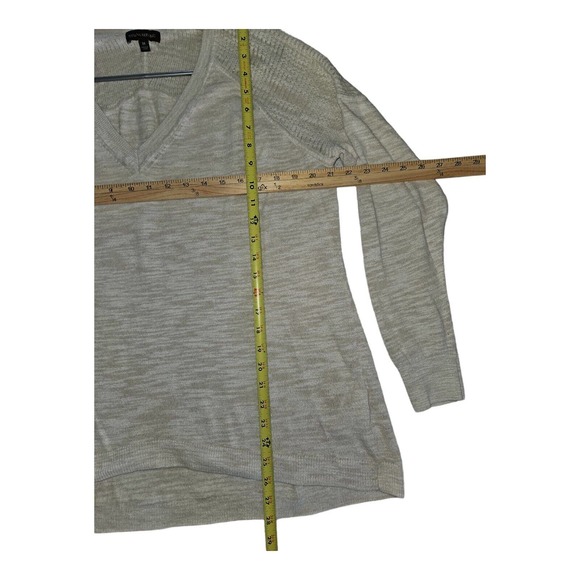 Banana Republic Lightweight Sweater Medium Women's V-Neck Tunic Preppy - Picture 2 of 5